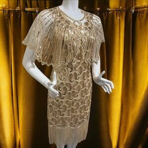 Great Gatsby dress 2 piece size S